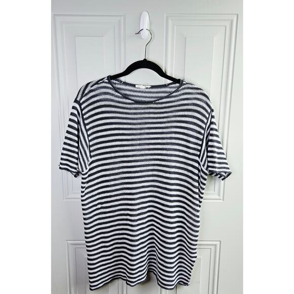 Eileen Fisher Organic Linen Knit Casual Tunic Top Size Petite Large Lagenlook - Picture 5 of 12